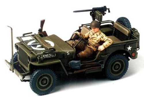 Tamiya jeep willys 4 ton - willys, 1/4