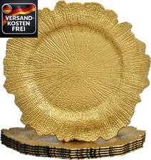 Gold Platzteller Riffteller