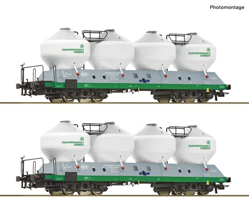 Roco 6600237 2er set silowagen - set,