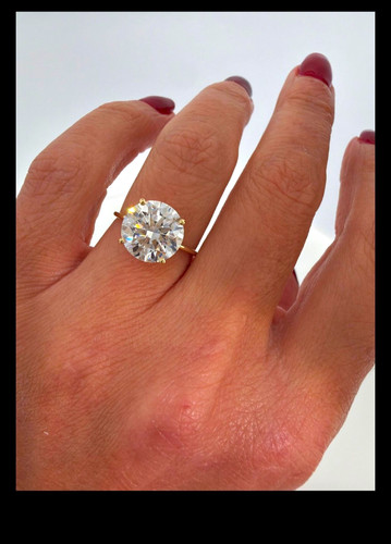 14k gelbgold verlobungsring - 14k,