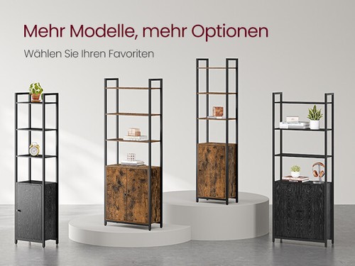 Vasagle bücherregal ebenen - bücherregal, 6