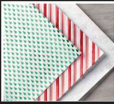 Stampin Up Designerpargament WINTERFANTASIE, 9 Blatt in 6x6 Zoll, ca. 15,2 cm