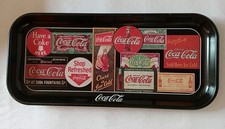 Coca-Cola Tablett - Metall - 1995 - Collage - Retro