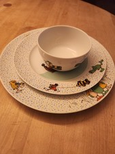 Thomas Geschirrset Janosch Motive, Bowl, Schüssel & 2 Teller, Tigerente u.a.