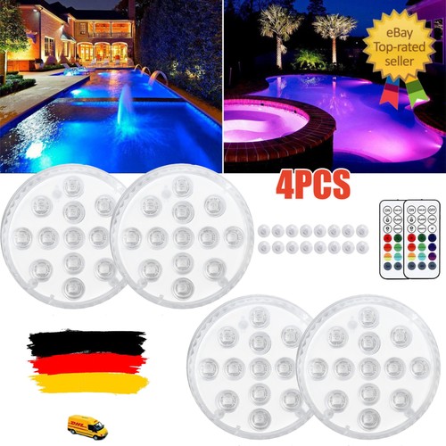 4stk 13led rgb poolbeleuchtung - 13led,