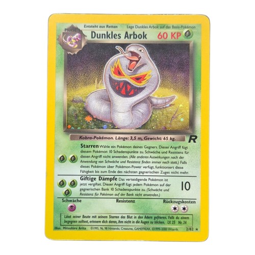 Pokemon tcg dunkles - pokemon, arbok