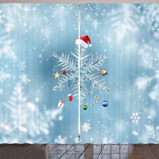 Weihnachten Rustikale Gardine Noel Aufwändige Snowflake