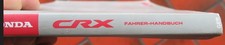 Fahrerhandbuch Honda CRX del