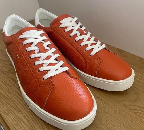 Santoni herren orange - santoni, sneaker