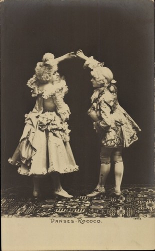 Danses rococo tanzendes - ak,