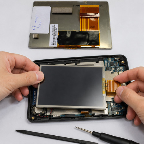 Lcd touchscreen baugruppe - lcd,