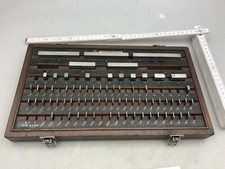 Endmaß Satz belegt mit