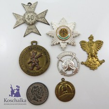 7 alte deutsche Abzeichen von