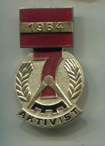 Ddr orden aktivist jahres - ddr, 7