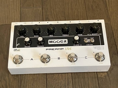 Mooer preamp live - live, cab