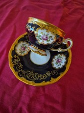 Sammeltasse, Mokka Tasse, Echt Weimar Kobalt, Porzellan, DDR, Unikat, Espresso