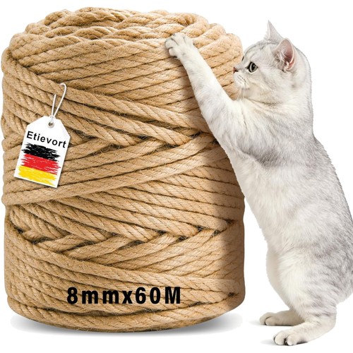 Kratzbaum sisalseil 8mm 60m - sisalseil,
