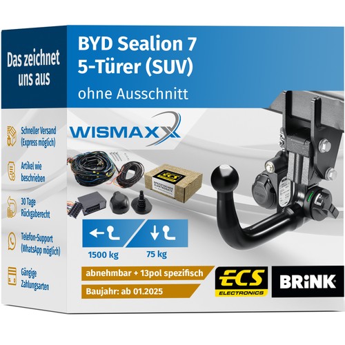 Anhängerkupplung für byd - für,