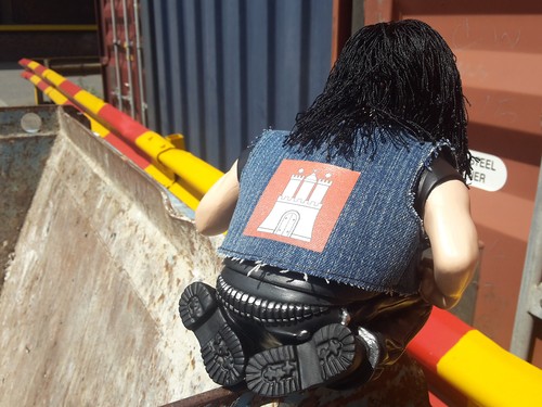 Headbanger mit jeanskutte - headbanger,