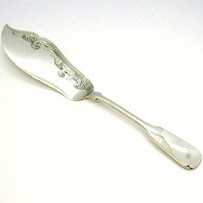 RAR Fischvorleger WILKENS 800er Silber Spaten fish server silver selten Besteck