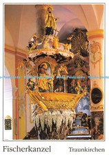 D191724 Fischerkanzel. Traunkirchen. Wallfahrtskirche Maria Kronung mit Barocker