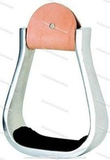 Westernsattel Leder Aluminium Steigbügel Show Racing Horse Barrel Silber Zügel