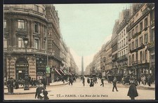 AK Paris, La Rue de la Paix, Straßenansicht 