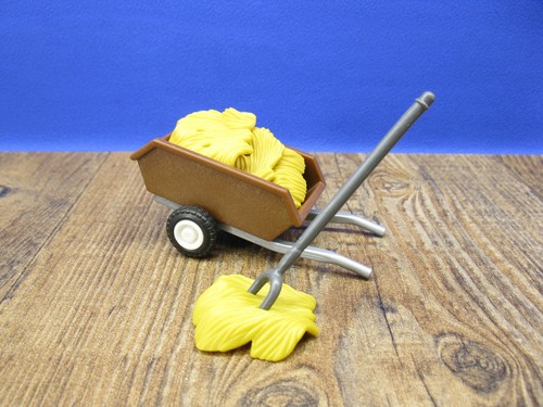 Handwagen mit stroh schubkarre - mit,