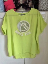 Blusenshirt in Neongrün