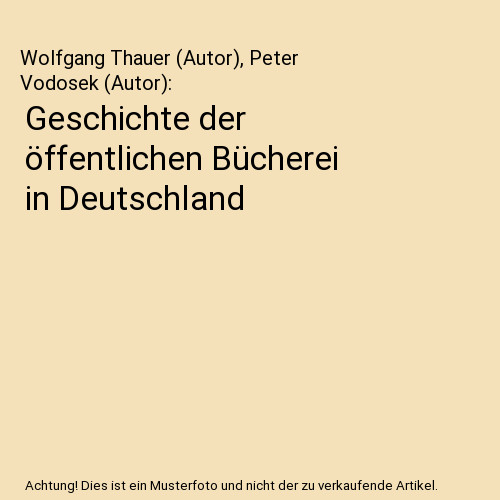 Geschichte der öffentlichen