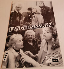 NFP-Filmprogramm: CAMPINO ("Die Toten Hosen") im Film "Langer Samstag" #2430
