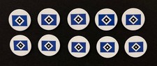 10x Hamburger SV HSV Magnet -