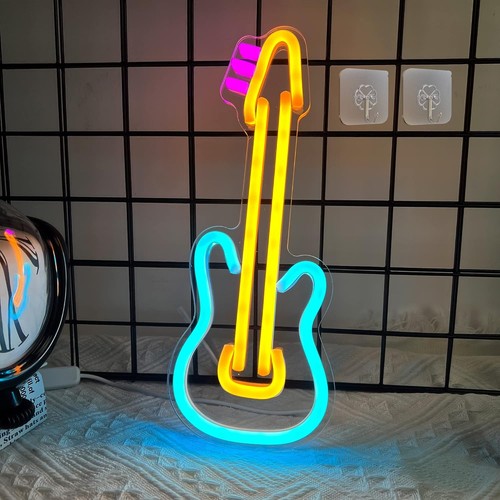 Led neon gitarre licht - gitarre,