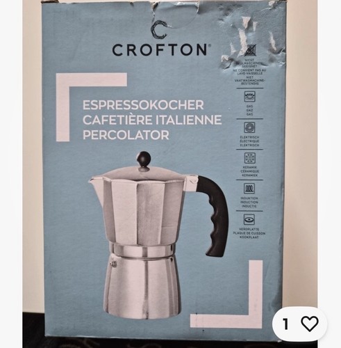 Crofton espressokocher silber - crofton,
