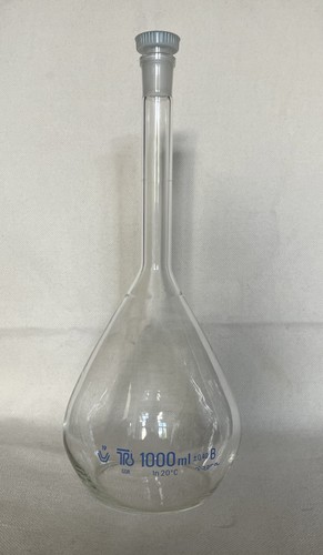 Laborglas messkolben langhals - laborglas,