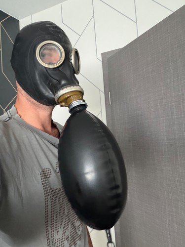 Gummiatembeutel latexmaske - gummiatembeutel,,