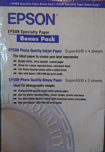 Epson photo paper - photo, 4blatt