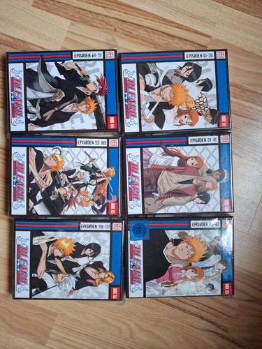 Bleach box 6 dvd - bleach,