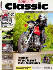 4) Motorrad Classic 05/2016 - Triumph Thruxton R mit  - Triumph Bonneville T 12