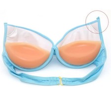 BH Silikon Einlagen Polster Push-up Silikon Pads durchsichtig **NEU**