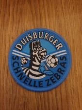 Aufnäher   Duisburger  "Zebra