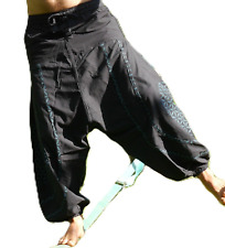 Goa Haremshose mit Lebensblume Mster, fester Stoff, in mehreren Farben