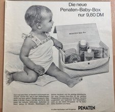 ORIG WERBUNG REKLAME 1969   PENATEN - Baby -  Box