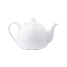 Teekanne Kaffeekanne Porzellan Weiss 330 ml  AMBITION KUBIKO WELLE  mit deckel