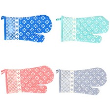 Ofenhandschuh Liv Overbeck And Friends Kochen Backen Küche Rot Blau Grau Türkis