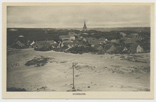 Domburg ortsansicht - ak,