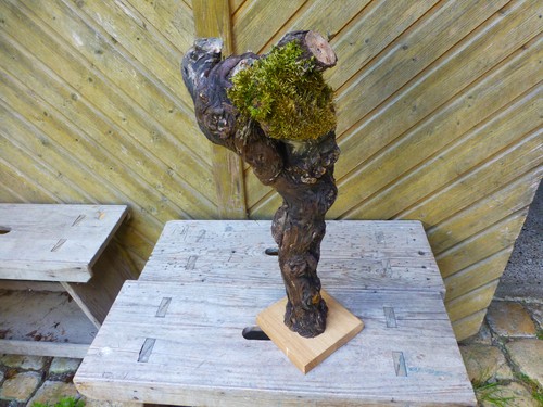 Stele skulptur holz - holz, naturholz