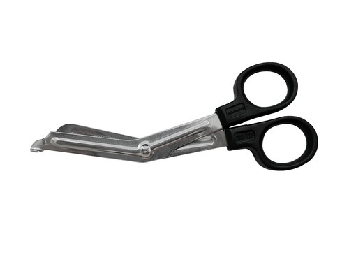 Erste hilfe schere - erste-hilfe-schere, kniegebogen