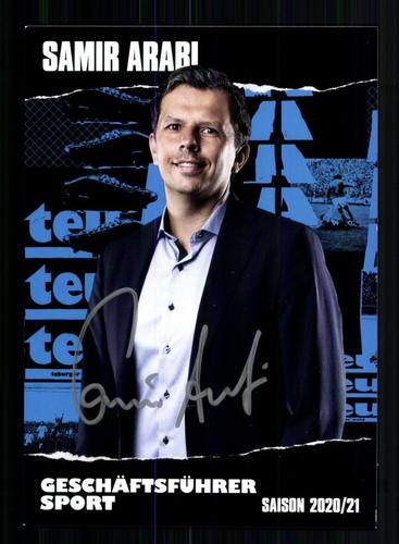 Samir arabi autogrammkarte - arabi,