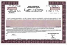 Daimler Benz AG 1994 Stuttgart